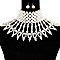 Collar Beads Choker Necklace Earring Set
