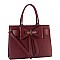 3 in 1 Bow Accent Twin Satchel Wallet Value SET