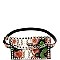 STUDDED GROMMET ACCENT SNAKE FANNY PACK