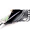 STUDDED GROMMET ACCENT SNAKE FANNY PACK