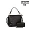 TOP HANDLE 2 IN 1 HOBO-SATCHEL WALLET SET
