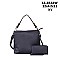 TOP HANDLE 2 IN 1 HOBO-SATCHEL WALLET SET
