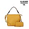 TOP HANDLE 2 IN 1 HOBO-SATCHEL WALLET SET