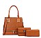3 IN 1 Quality Satchel - Cross-Body Set With Wallet