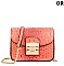 Crocodile Push-lock Shoulder Bag - Cross Body