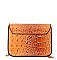 Crocodile Push-lock Shoulder Bag - Cross Body