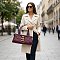 Retro Large Lock and Key Satchel - Shoulder Bag