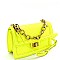 QUILTED TURN-LOCK CROSS BODY BAG