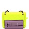 QUILTED TURN-LOCK CROSS BODY BAG