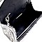 Small Metallic Snake Print Box Cross Body Satchel