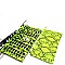 2 in 1 Snake Print Laser-cut Turn-Lock Clutch with Chain Strap