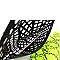 2 in 1 Snake Print Laser-cut Turn-Lock Clutch with Chain Strap