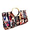 Magazine Print Patent Metal Handle Clutch