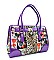 Michelle Obama Padlock & Leopard Satchel Handbags