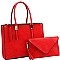 Multi Compartment Classy 2 in 1 SET with Clutch MH-QF0003