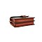 2-in-1 Oval Print Stoned Buckle Satchel W Wallet Set