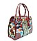 Michelle Obama Padlock & Leopard Satchel Handbags