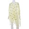 Stylishly Sleek Pineapple Print Kimono