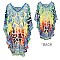 Stylish Mixed Print Stunning Colors kimono