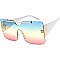 Pack of 12 Oversize single lens sunglasses