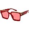 Pack of 12 Unique Gold Detailed Color Block Sunglasses