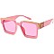 Pack of 12 Unique Gold Detailed Color Block Sunglasses