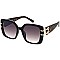 Pack of 12 TEXTURED TEMPLES LINKED HIGH FASHION SUNGLASSES