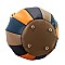 Color Block Ball-Shaped Drawstring 2-Way Satchel