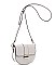 GLAM OVAL SHAPE METAL CROSSBODY BAG