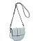 GLAM OVAL SHAPE METAL CROSSBODY BAG