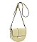 GLAM OVAL SHAPE METAL CROSSBODY BAG