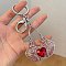 Jem Stone Handbag Shape Charm Keychain