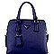 2 COMPARTMENT TRIANGLE LOGO SATCHEL