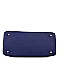 2 COMPARTMENT TRIANGLE LOGO SATCHEL