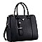 STRUCTURED TRIANGLE LOGO 2 WAY SATCHEL
