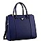 STRUCTURED TRIANGLE LOGO 2 WAY SATCHEL