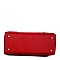 STRUCTURED TRIANGLE LOGO 2 WAY SATCHEL