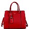STRUCTURED TRIANGLE LOGO 2 WAY SATCHEL