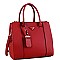 STRUCTURED TRIANGLE LOGO 2 WAY SATCHEL