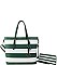MODERN STRIPED 2in1 SHOPPER BAG WITH WALLET JYT-2521-SET