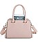ELEGANT SMOOTH CRYSTAL TOTE BAG