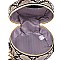 2 in 1 Transparent Clear Tote with Snake Print Cross Body