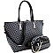 SHOPPER TOTE MONOGRAM CROSS BODY SET