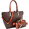 SHOPPER TOTE MONOGRAM CROSS BODY SET