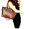 SHOPPER TOTE MONOGRAM CROSS BODY SET
