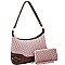 Single Strap Monogram Retro Hobo Wallet SET