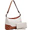 Single Strap Monogram Retro Hobo Wallet SET