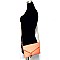 Handhold Flap Double Zipper Clutch