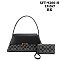 black satchel monogram