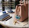 Jem Stone Handbag Shape Charm Keychain BLUE